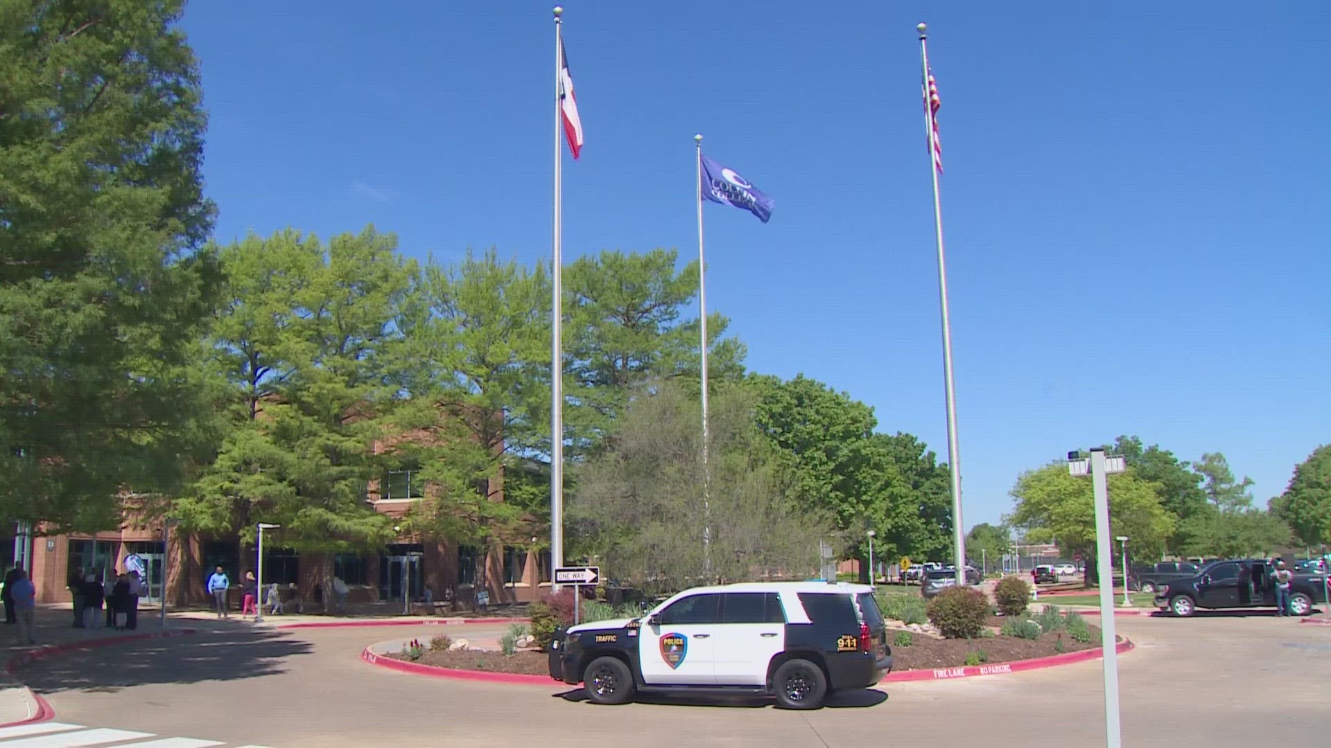 Over 100 law enforcement agencies responded to Collin College.