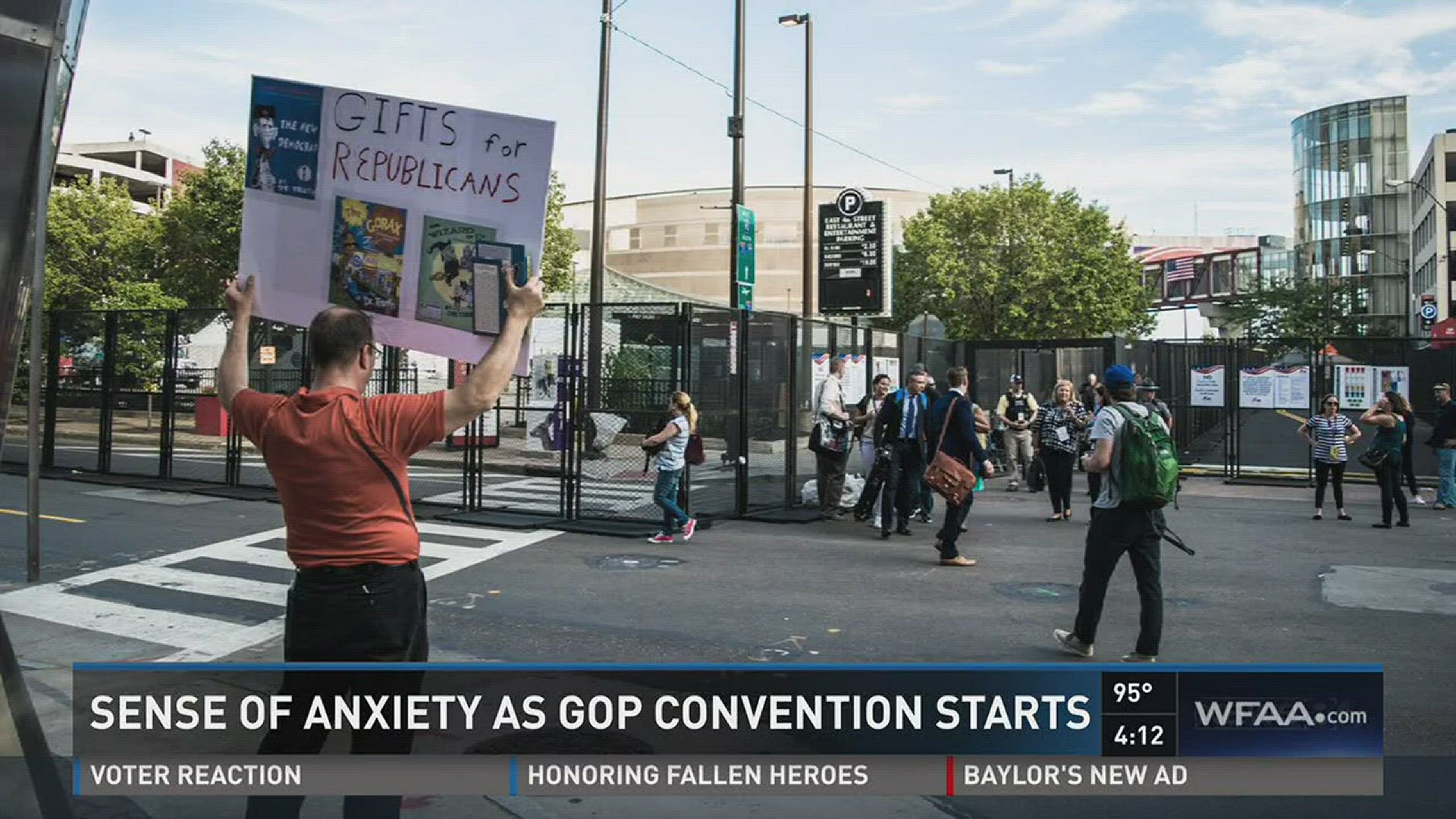 Sense of Anxiety as GOP Convention Starts
