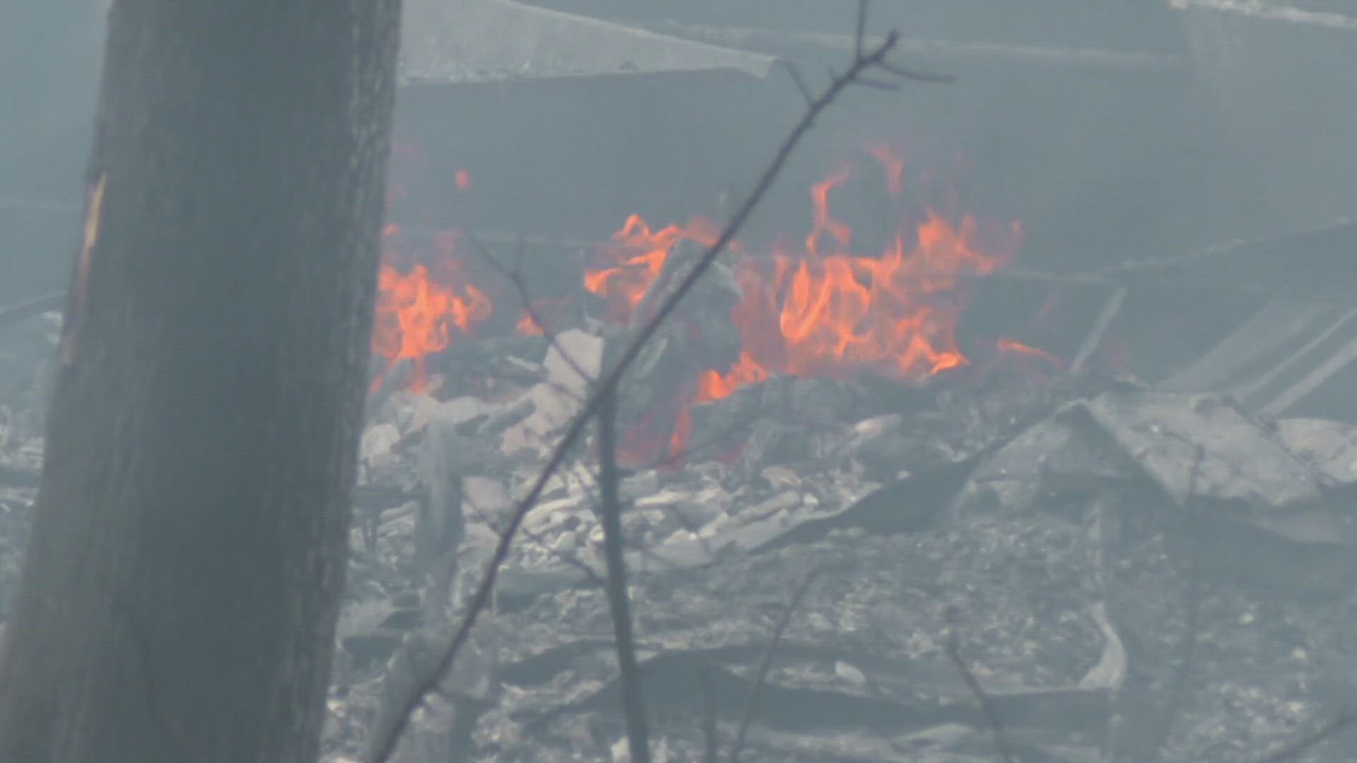 Parker County, TX fire destroys two mobile homes before being contained