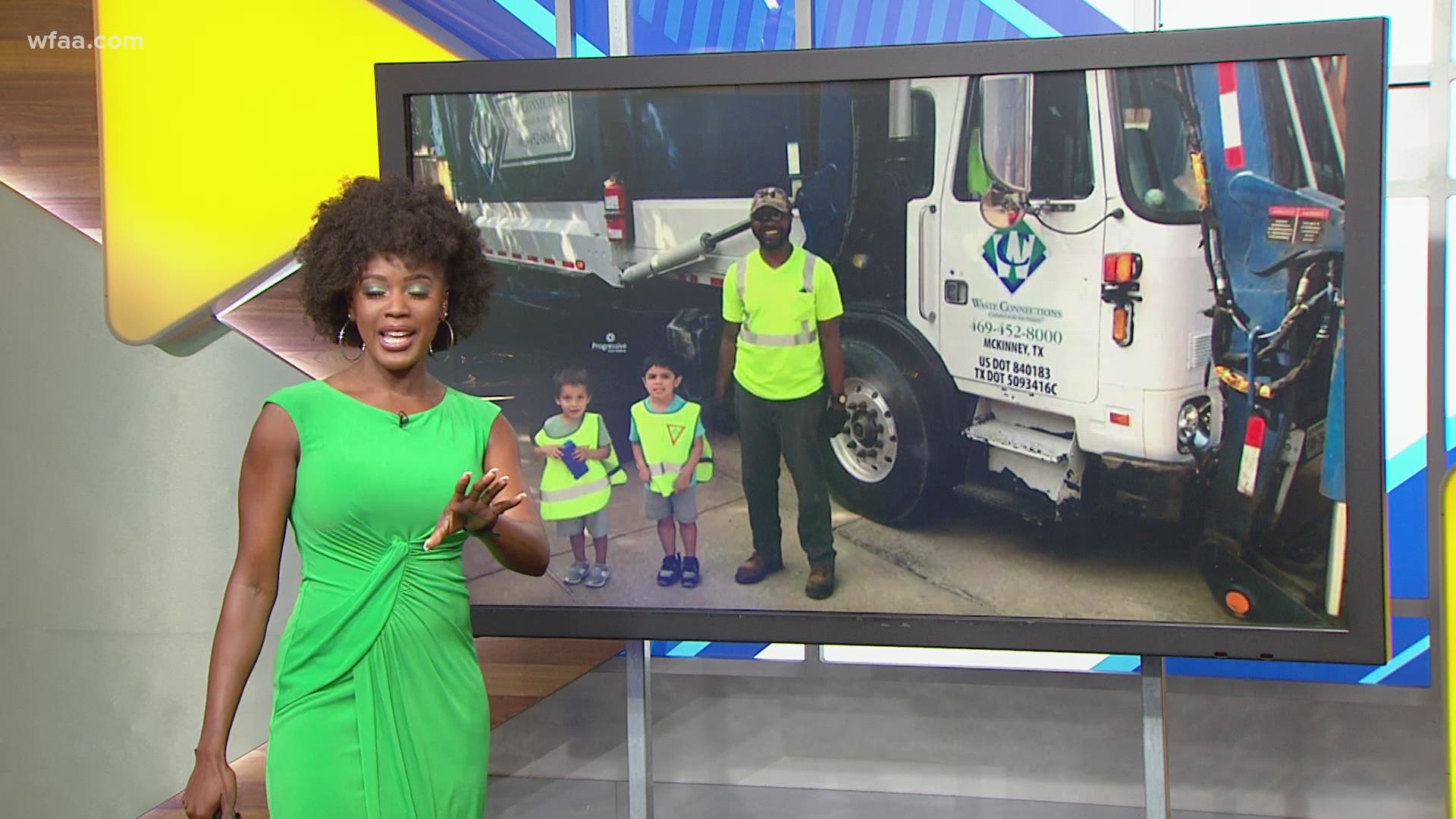 One trash truck driver is bringing smiles to some North Texas kiddos and Cafe Momentum has made a special appearance on bags of Lay's Potato Chips.