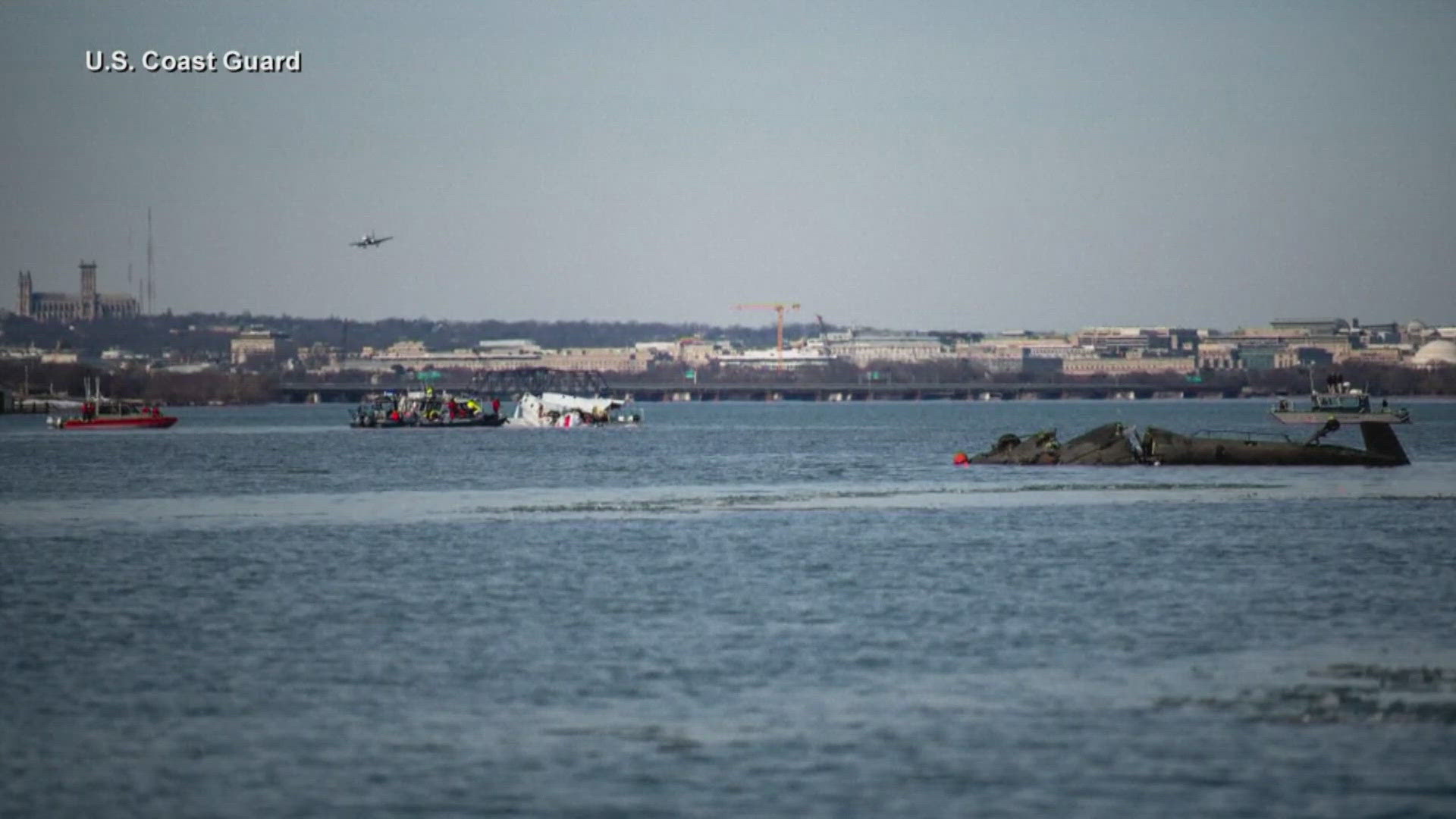 The American Airlines plane and an Army helicopter collided as the plane was landing Wednesday night at Ronald Reagan National Airport next to Washington, D.C.