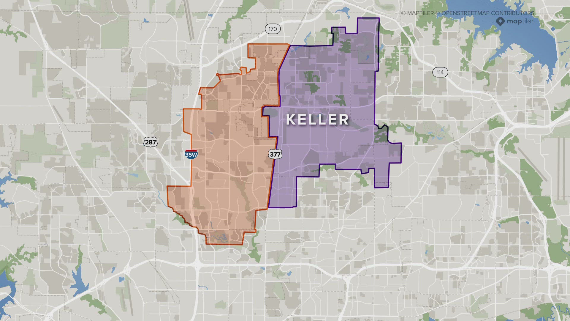 City leaders at a zoning commission meeting Wednesday will consider rezoning 23 Keller properties in Fort Worth. 