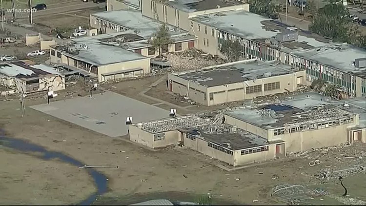 Thomas Jefferson High Staff Turns Unused Building Into School Within 24 Hours Following Destructive Tornado - 