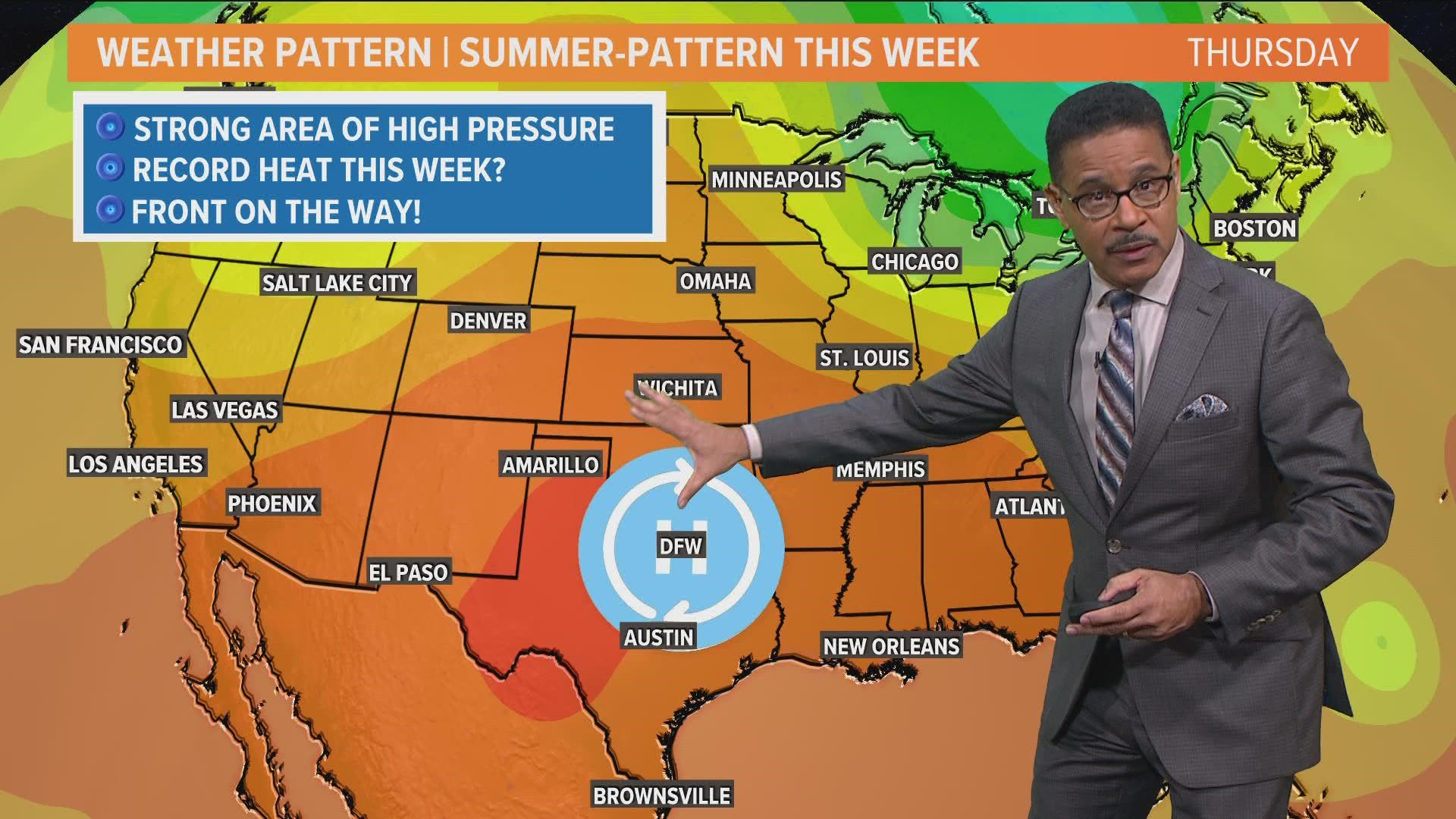 DFW weather How long will the record heat last?