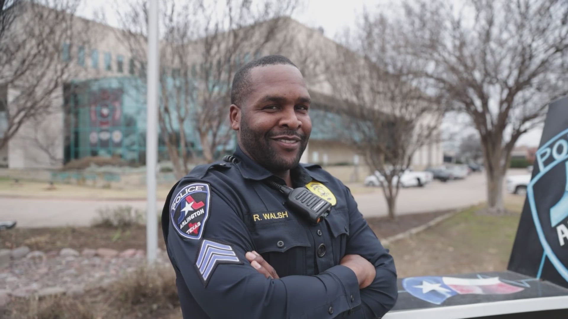 Arlington police officer Sgt. Robert Walsh speaks on the impact of mentoring his community.