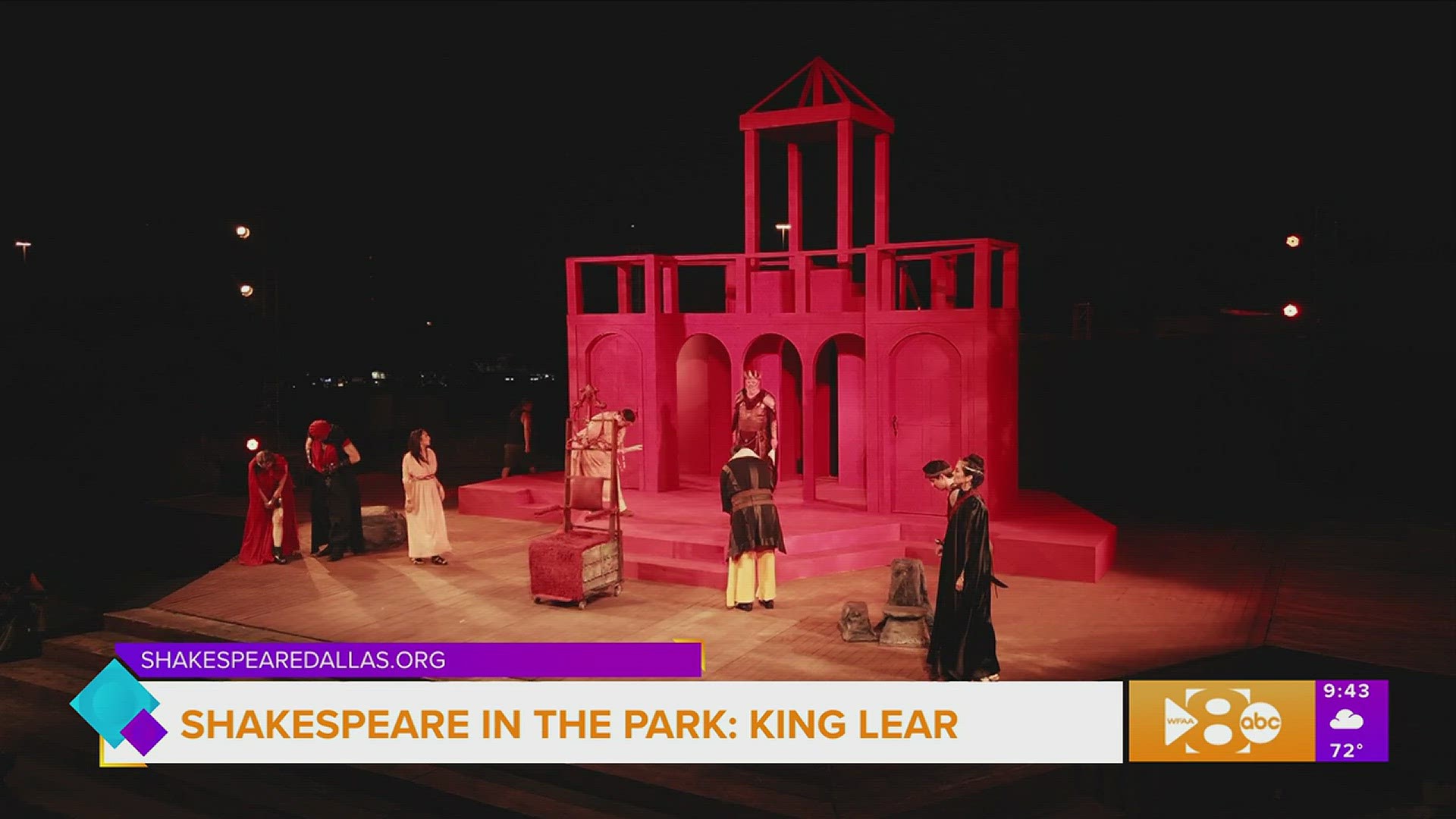 Actors T.A. Taylor and Thi Le talk about King Lear at Shakespeare Dallas. Go to shakespearedallas.org for more information.