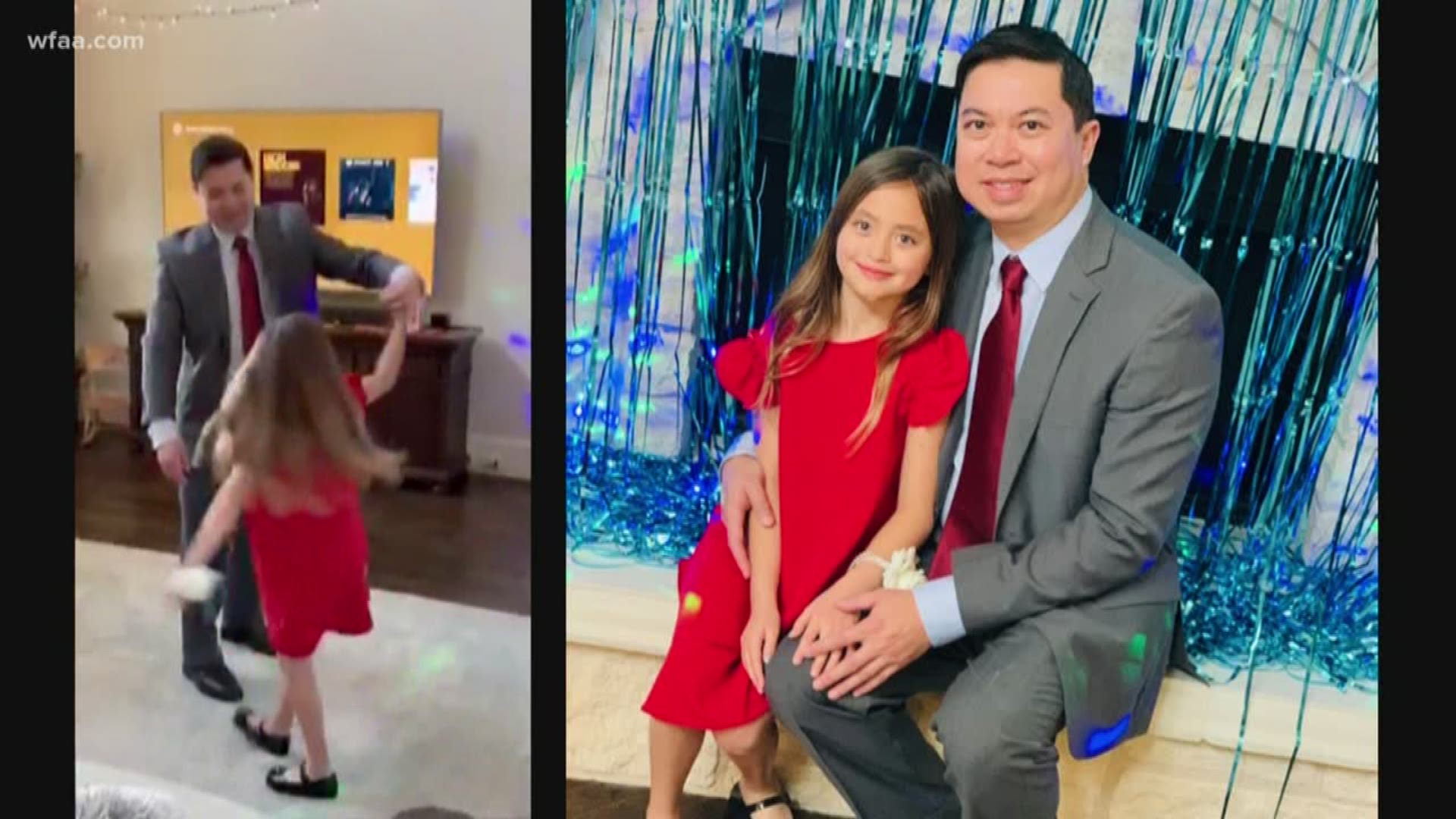 Dr. Tran is a heart surgeon and on the front lines against the coronavirus, but in the midst of the chaos, he wanted corsages and dancing with his daughter.