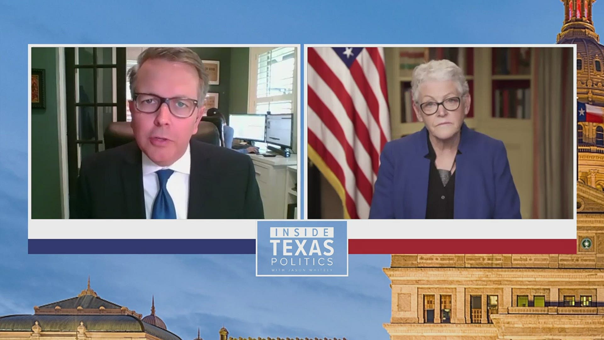 Gina McCarthy, the National Climate Advisor for the White House, discussed the push towards electric vehicles on Sunday's Inside Texas Politics.