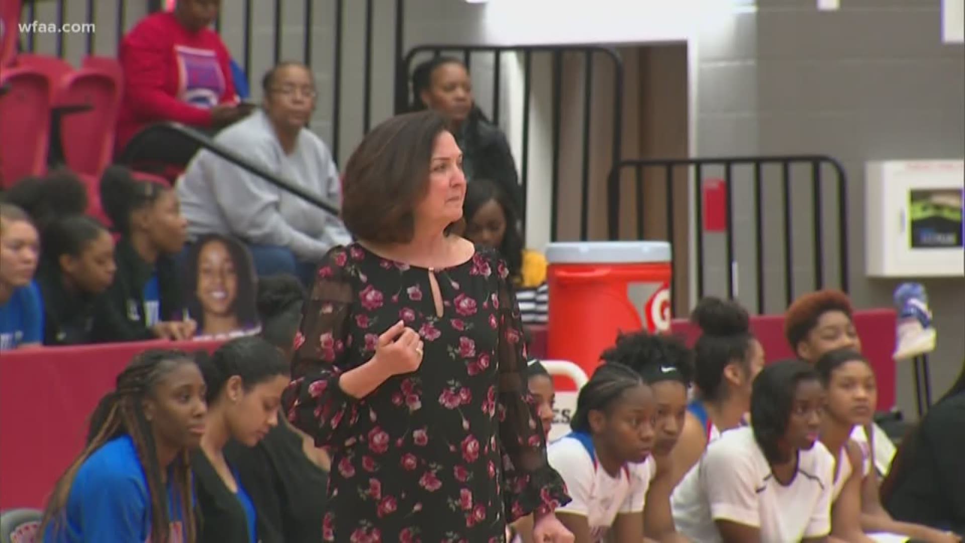 Longtime coach Cathy Self-Morgan says she submitted her retirement letter two days before a recruiting investigation was launched and one day after the Duncanville girls' season came to an end.