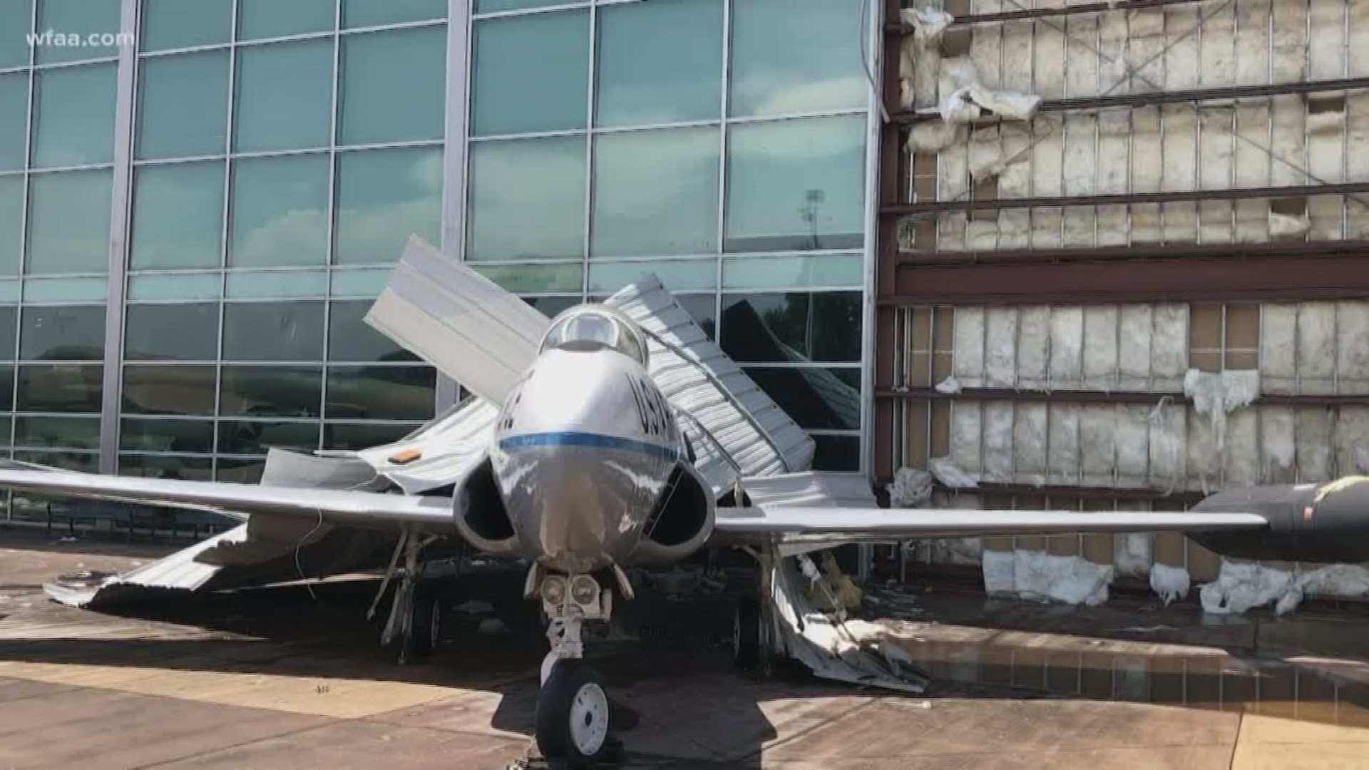 After multiple wild storms, two aviation museums are out nearly $100,000.