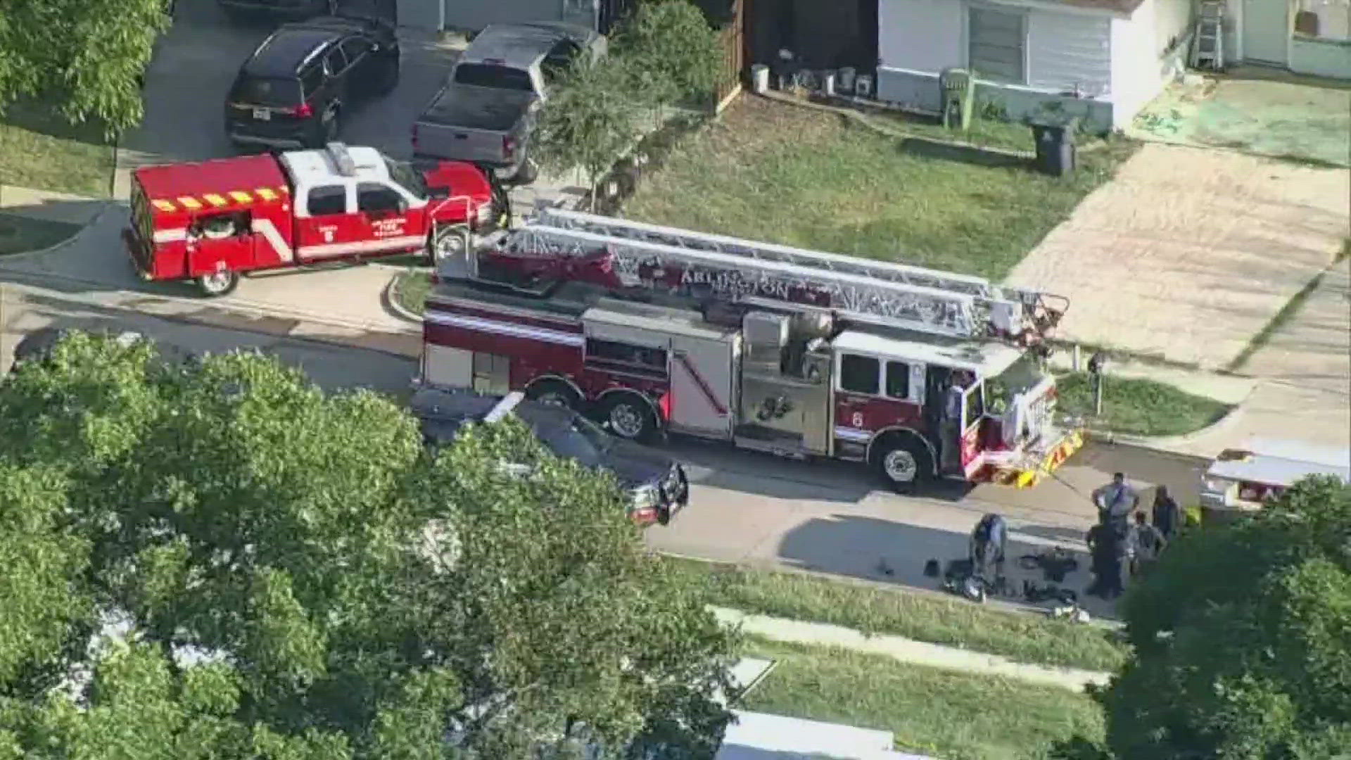 APD responded to a shooting around 5:45 p.m. in the 800 block of Connally Terrace. On the way, officers were told the home in question was also on fire.