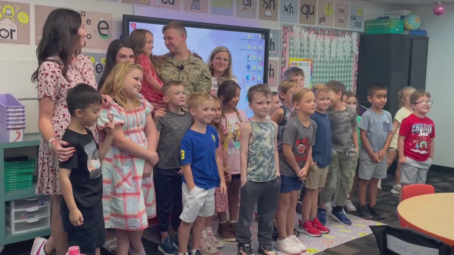 A military family got a special homecoming surprise.