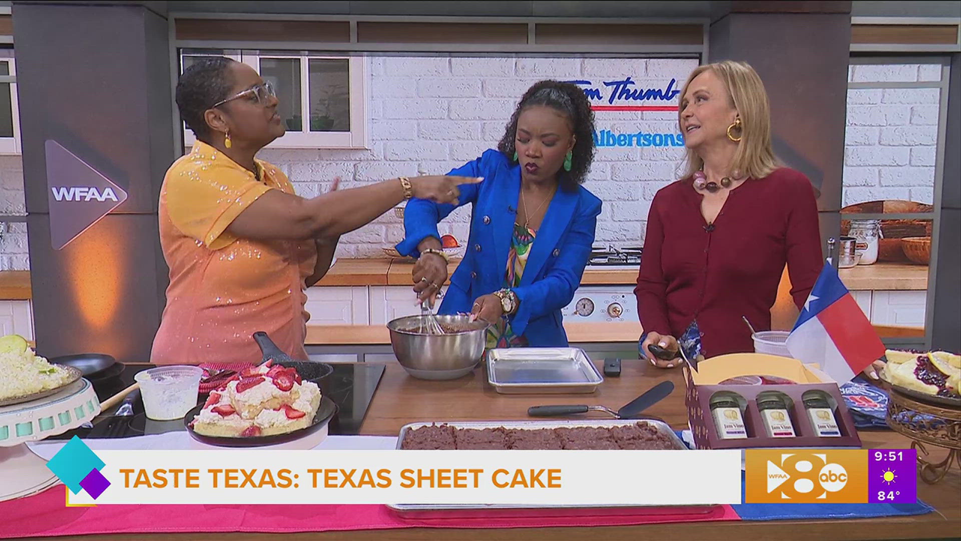 Chef Lori Rogers shares the history behind Texas Sheet Cake and how to make it. You can find Chef Lori @cheflorious.