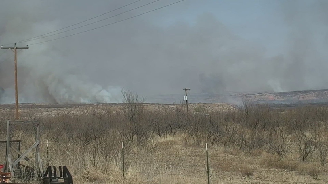 Crews work to contain a wildfire in the Texas panhandle, officials say ...