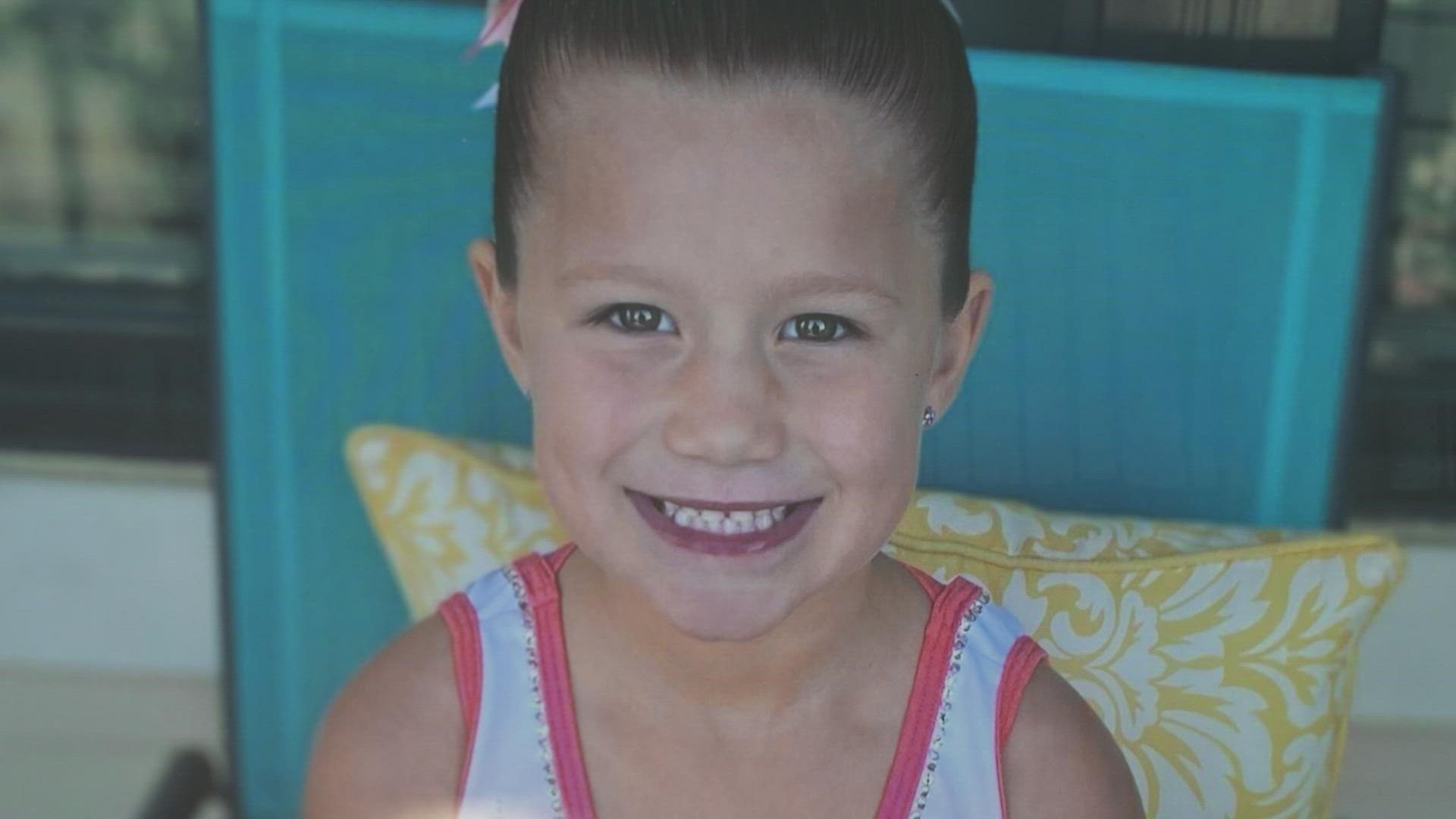 Emory Sayre had just gotten off a school bus in front of her home when she was hit and run over.