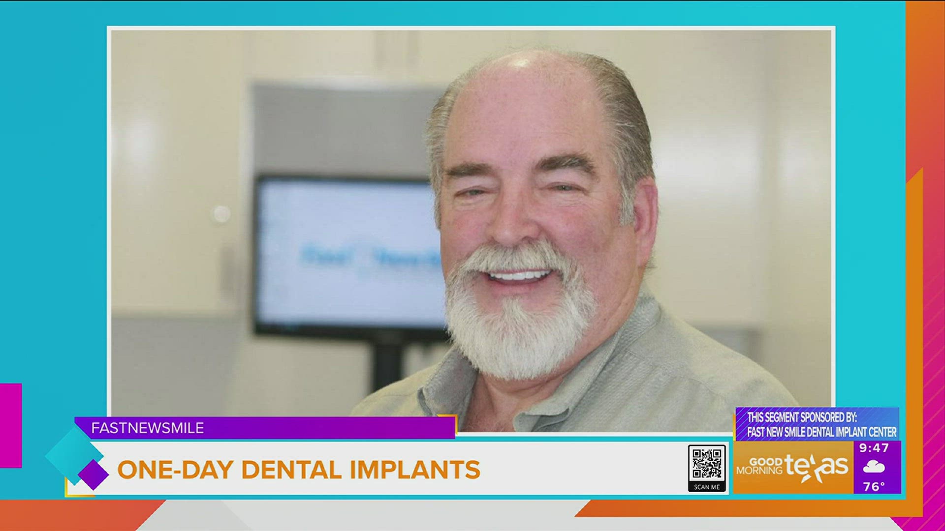 This segment is sponsored by FastNewSmile Dental Implant Center. Go to fastnewsmile.com or call 877.995.7736 for more information.