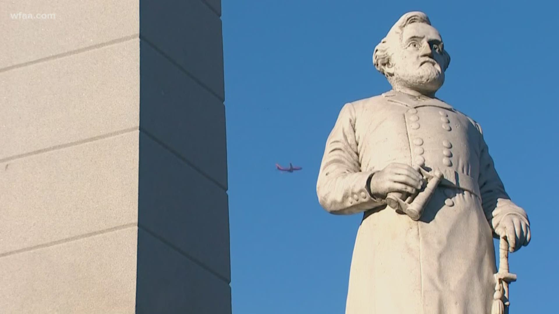 It's been 16 months since the removal of a Robert E. Lee statue in Dallas. Now the city is deciding the fate of another statue.