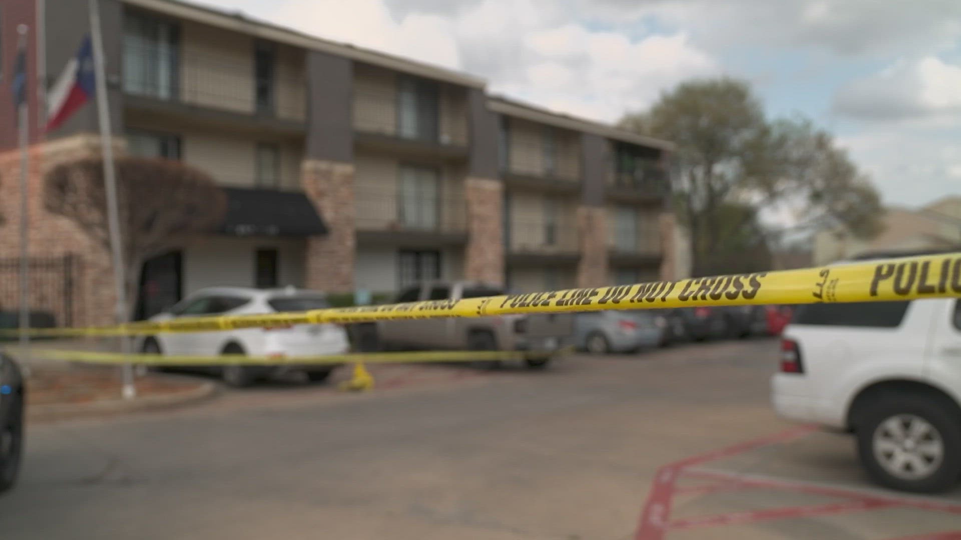 Police sources say the incident stemmed from an argument at the apartment complex.