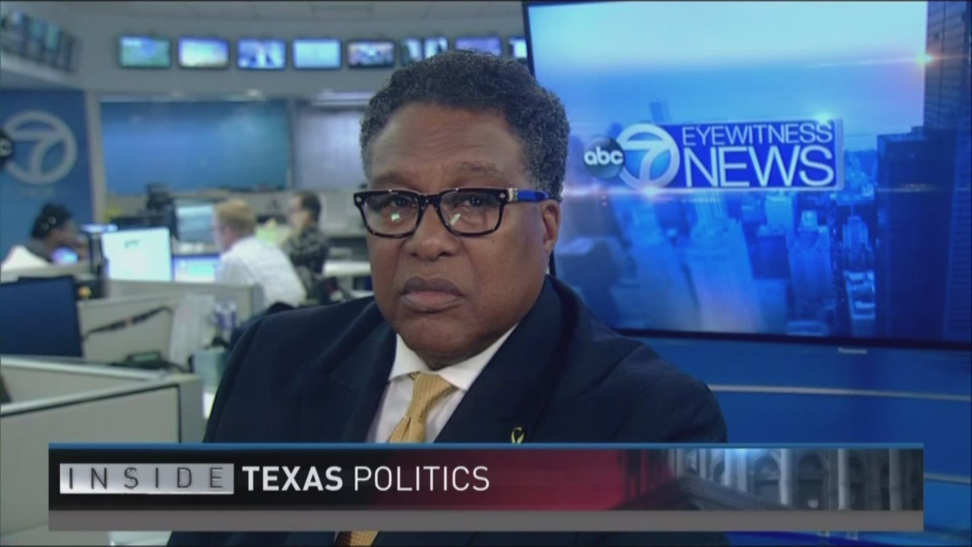 Inside Texas Politics began with the upcoming National Rifle Association convention to be held May 4-6 in Dallas. The annual convention is likely to bring controversy. Dallas Mayor Pro Tem Dwaine Caraway explained why he is against the event coming to Dal