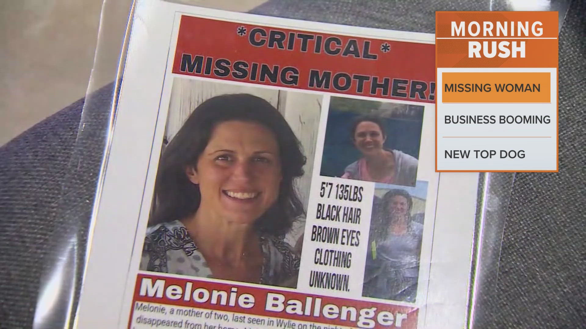 Melonie Ballenger was last seen Sunday night.