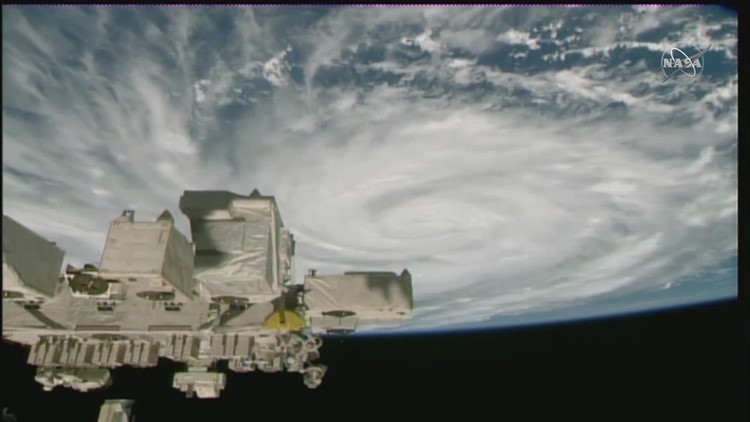 Viewing Hurricane Ian from space