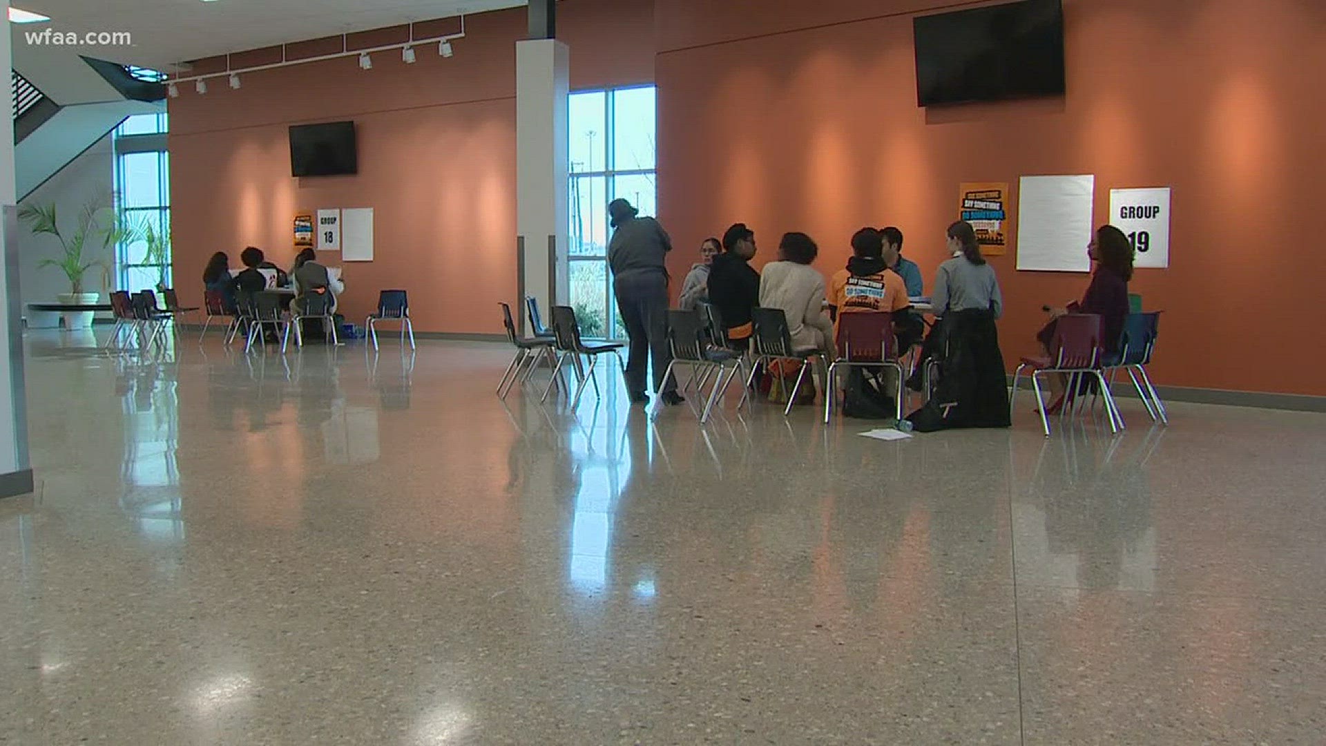 Dallas ISD students gave their thoughts on preventing gun violence across the school district.