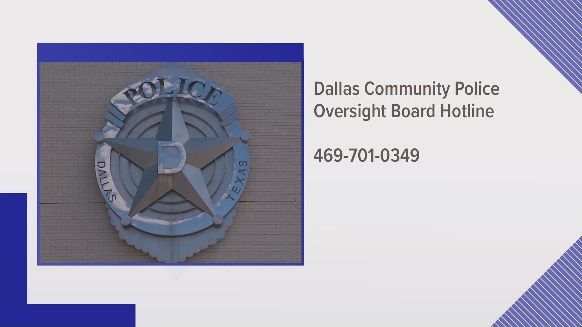 Board monitor Tonya McClary says she has received at least 50 complaints over the handling of protests in Dallas