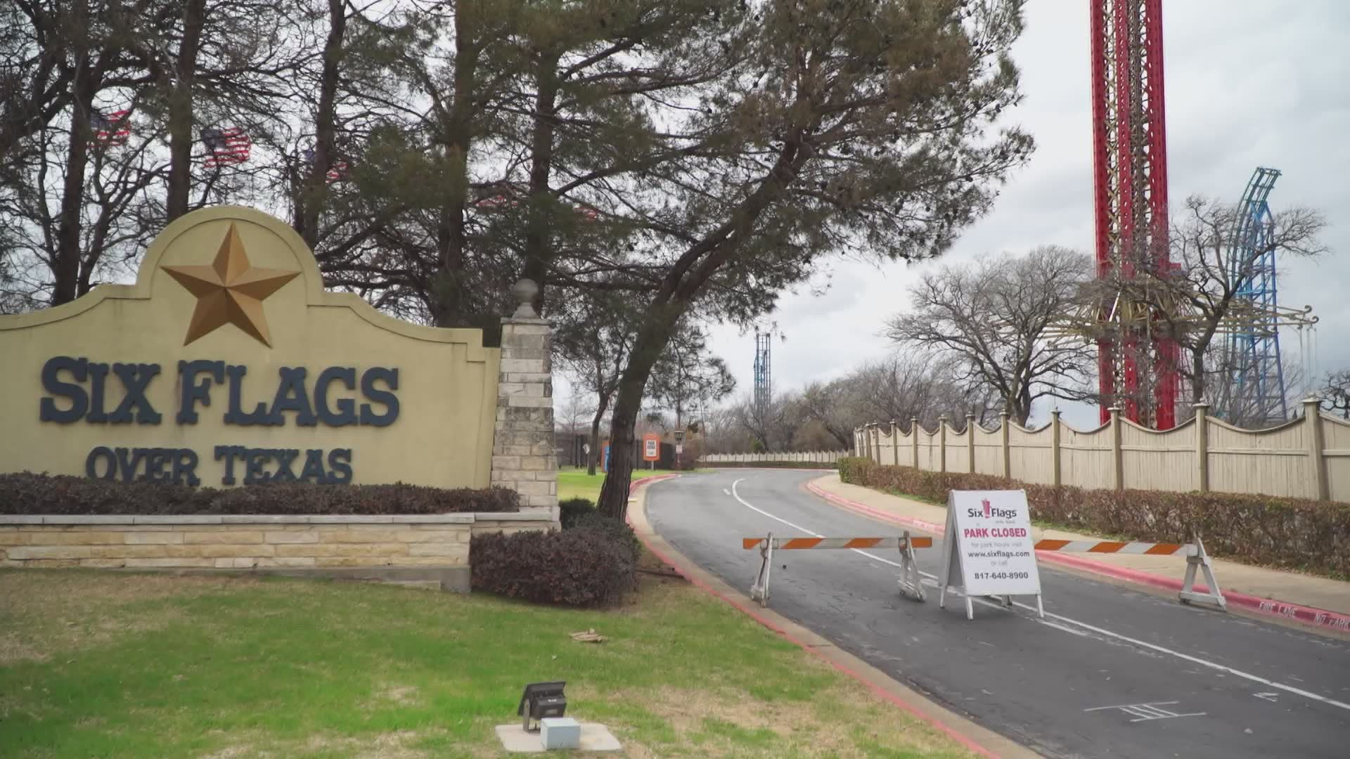 Six Flags officials said they will be tracking crowd sizes, doing a lot of sanitizing and requiring masks during opening weekend in North Texas.