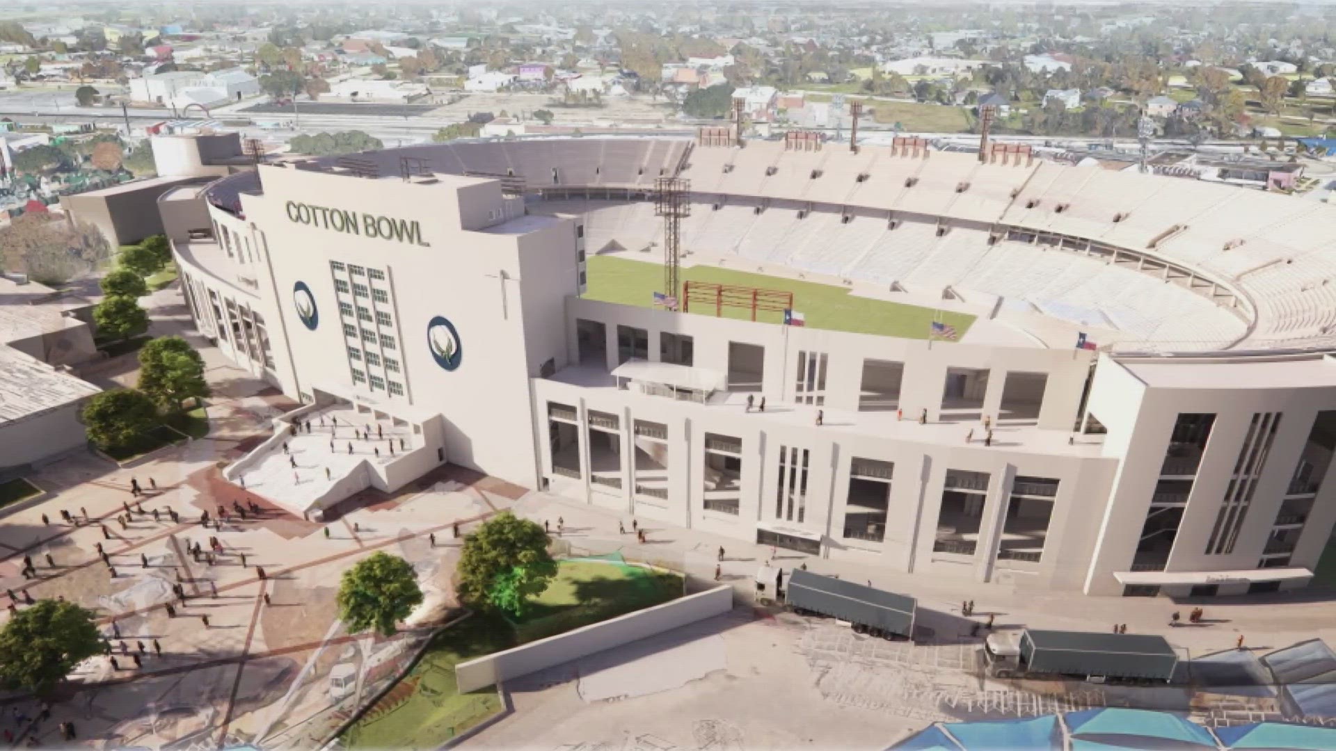 Renovations to Cotton Bowl Stadium are expected to cost about $140 million.