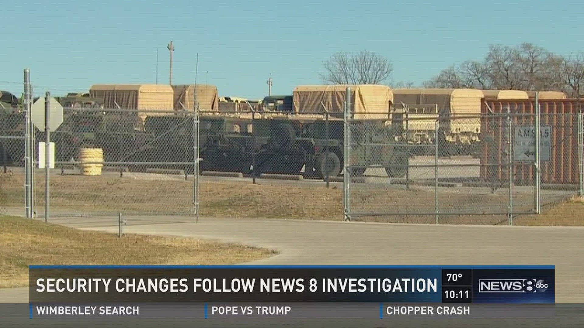 Changes come to Seagoville Armed Forces Reserve Center just days after a News 8 investigation revealed security gaps at the center. Tanya Eiserer has more.