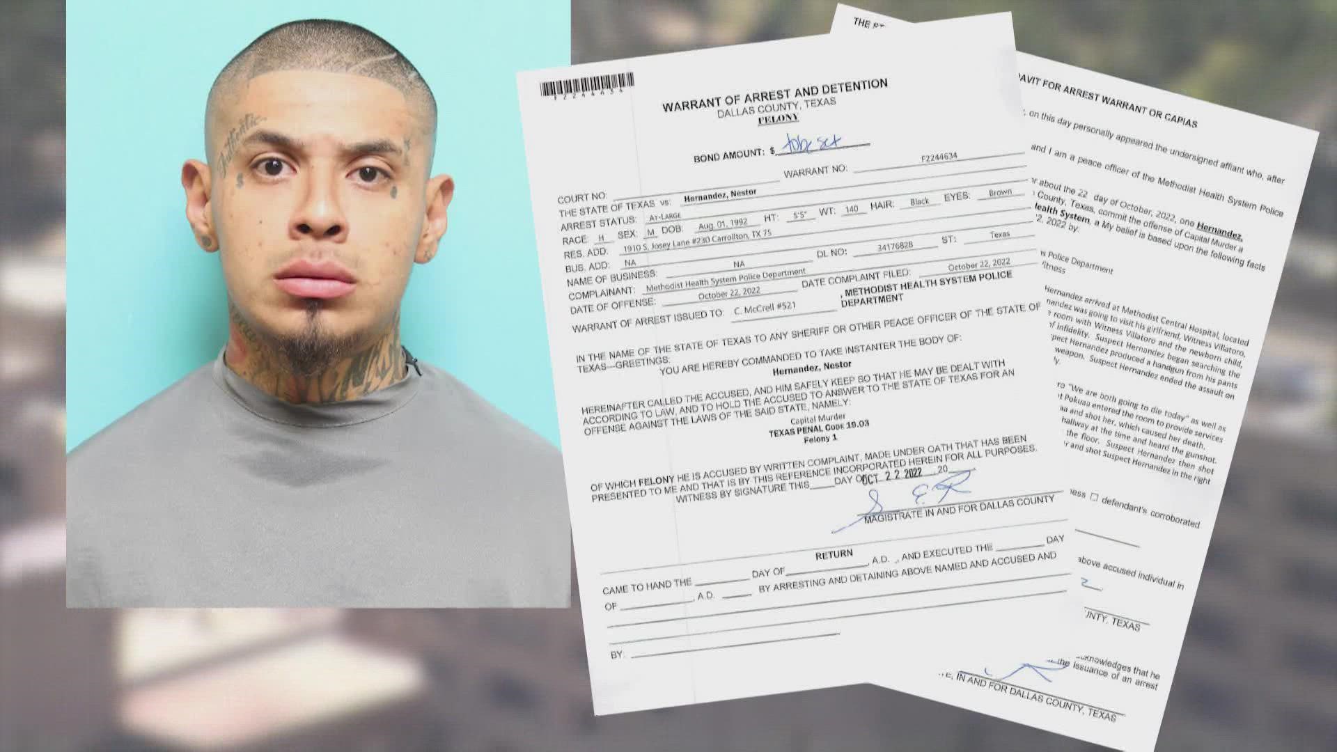 Nestor Hernandez was out on parole with an ankle monitor during the deadly shooting at Dallas Methodist Hospital.