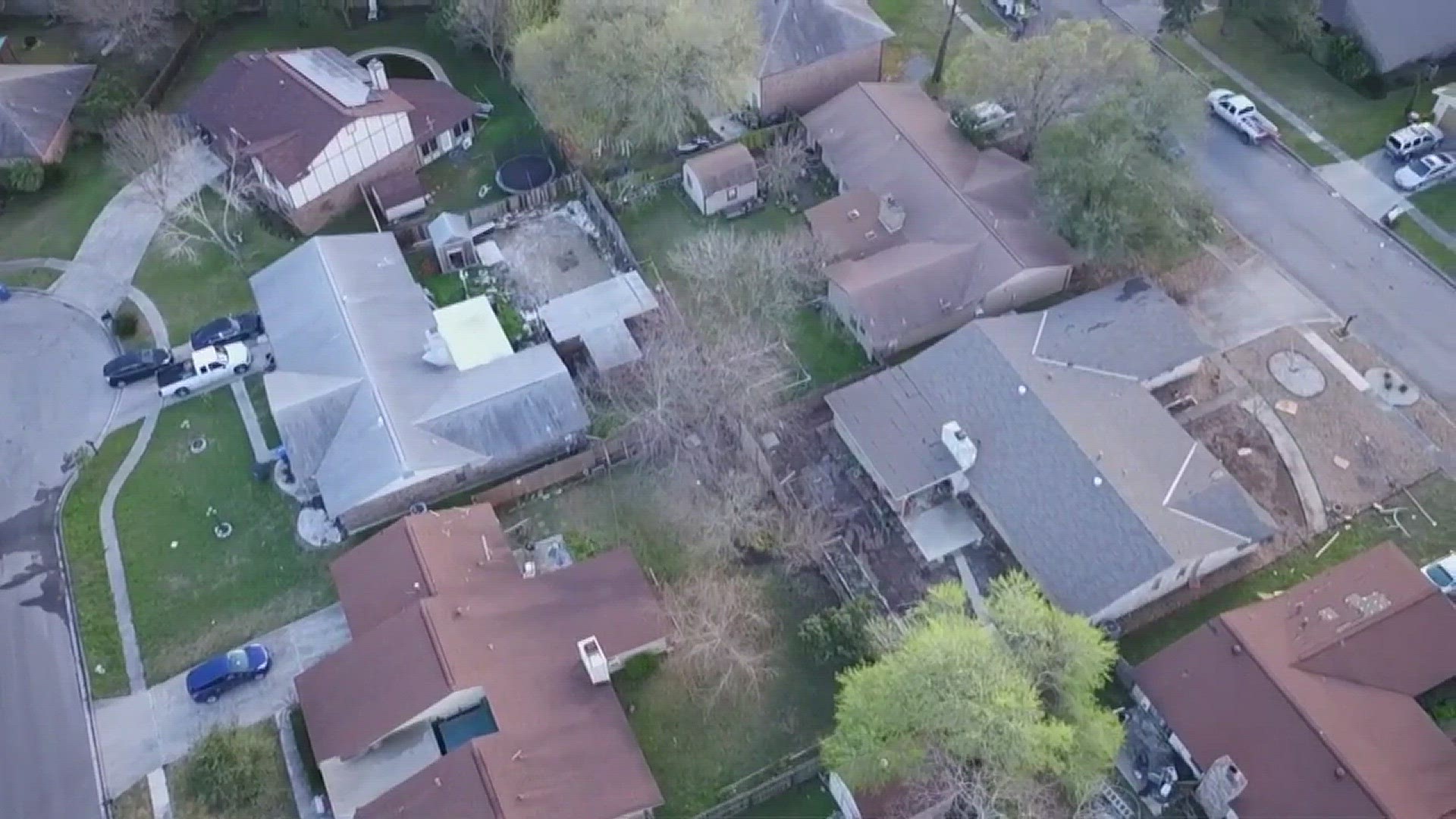 RAW VIDEO: Drone footage shows tornado damage over San Antonio | wfaa.com