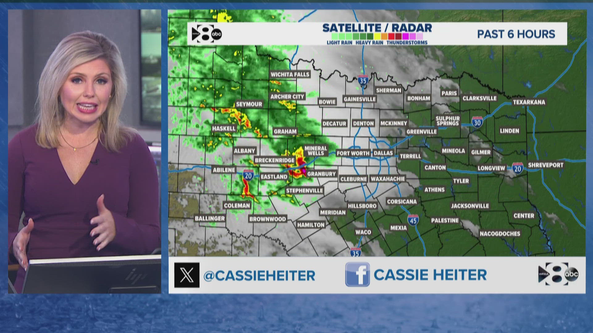 Cassie Heiter has a look at the latest DFW weather forecast Monday afternoon.