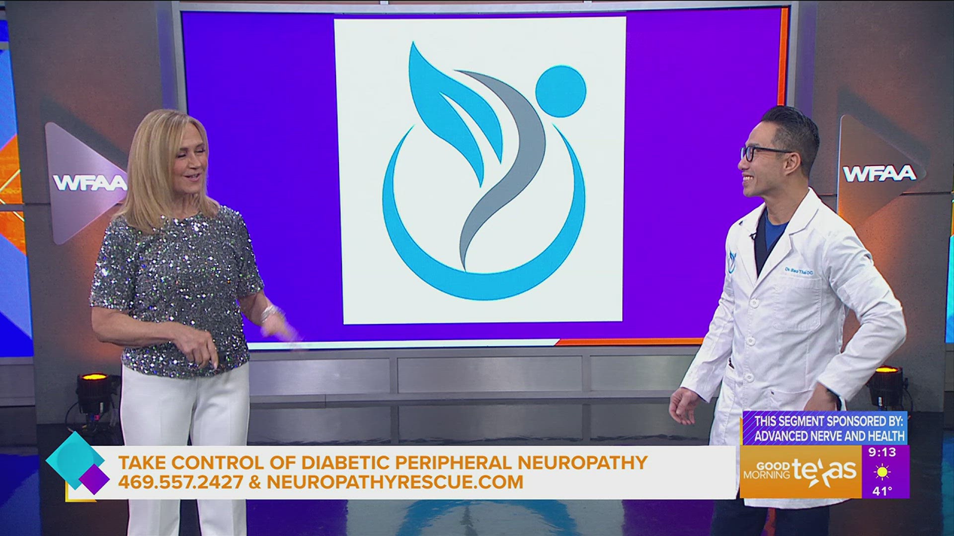 This segment is sponsored by Advanced Nerve & Health. Call 469.557.2427 or go to neuropathyrescue.com for more information.