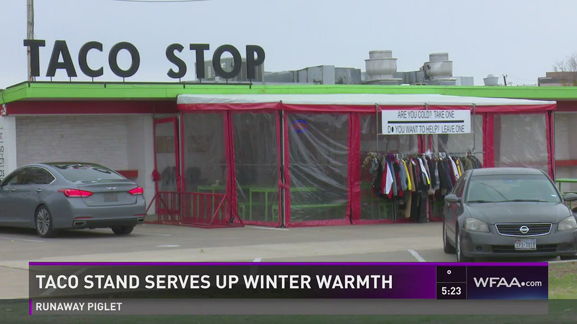 TACO STAND SERVES UP WINTER WARMTH