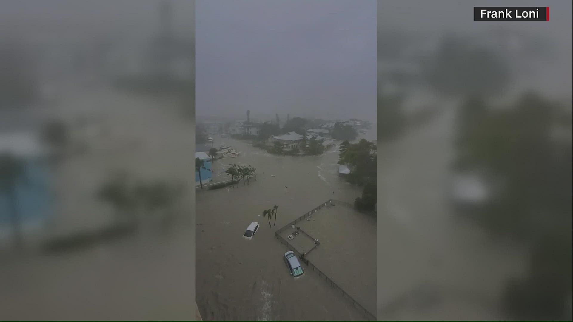 Hurricane Ian brought heavy flood waters to Fort Myers Beach after making landfall.