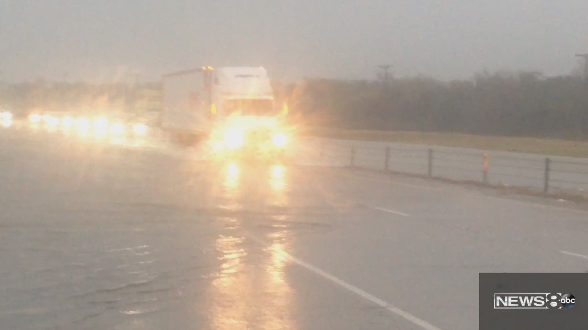 Update I45 flooding near Corsicana