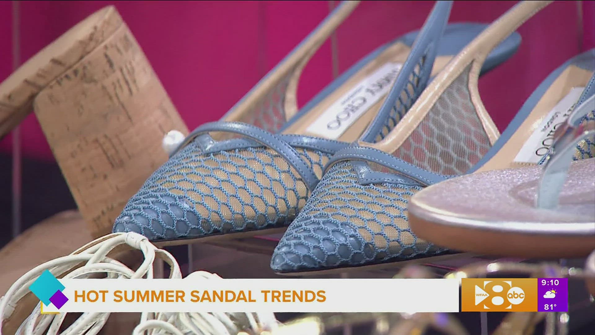 Step into summer style!  Victoria Snee of Highland Park Village brings the hottest sandals looks to take you from work to the beach or a night on the town.