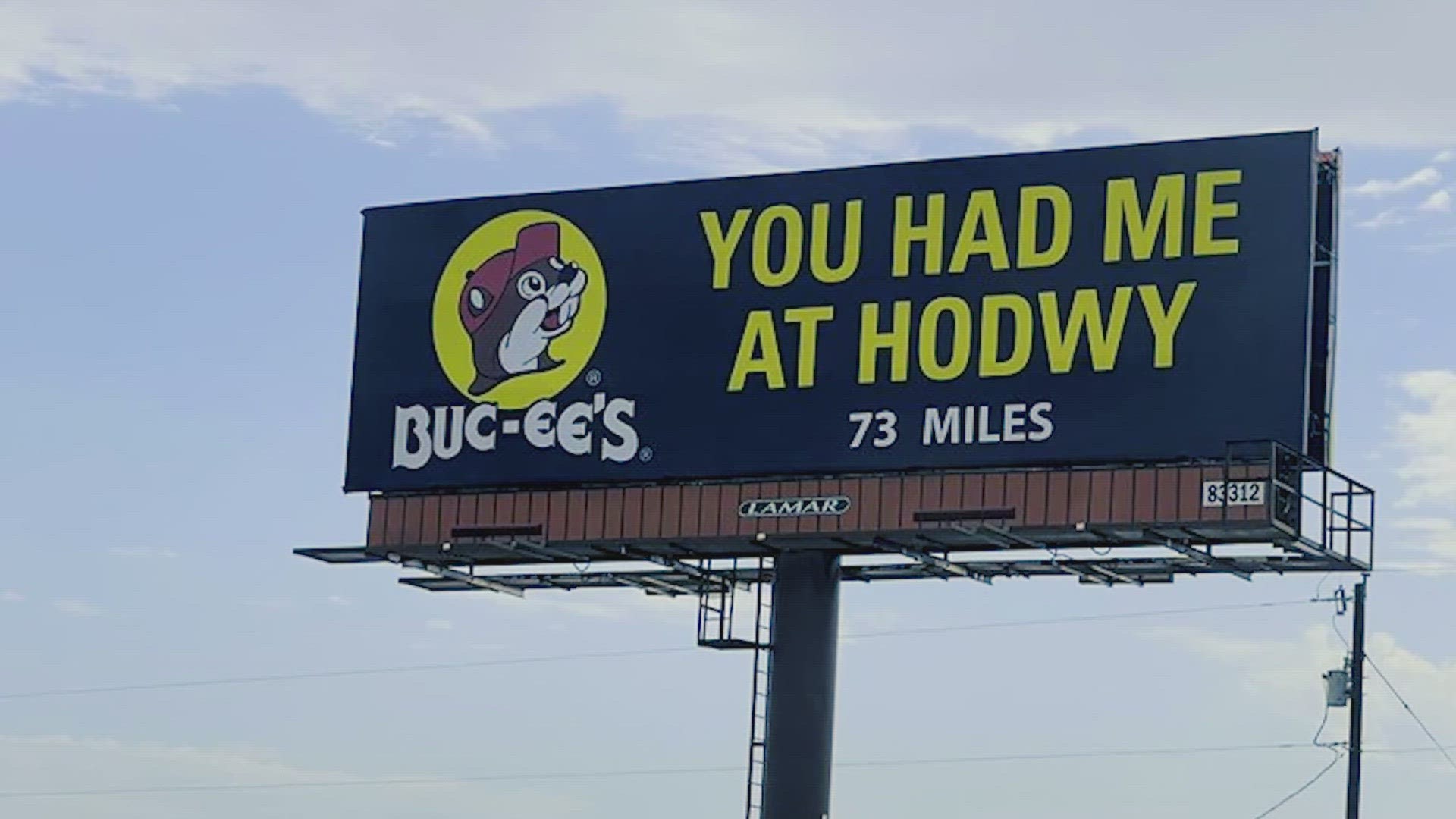 Eagle-eyed motorists noticed something a little off in one of Buc-ee's many roadside billboards on Texas highways.