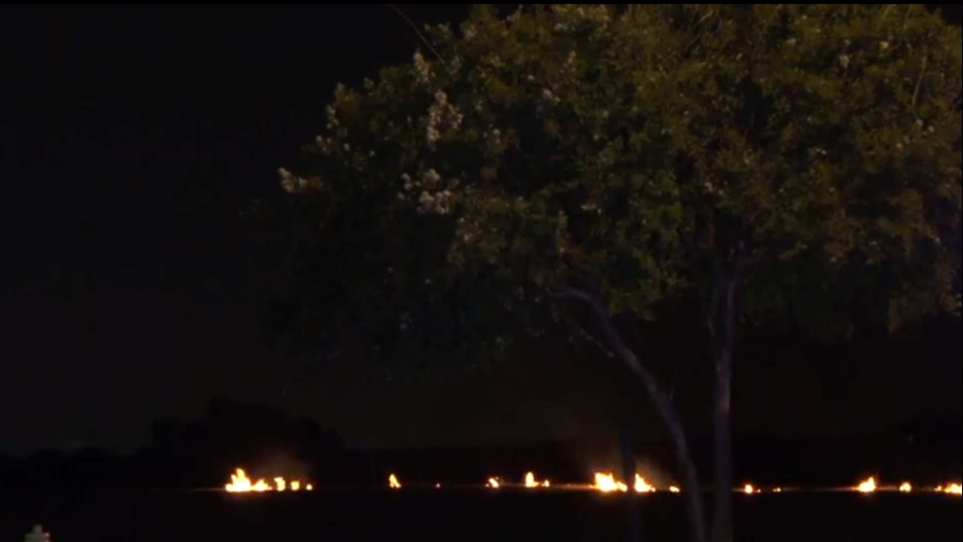 Plano fireworks show sparks brush fire on July 4th