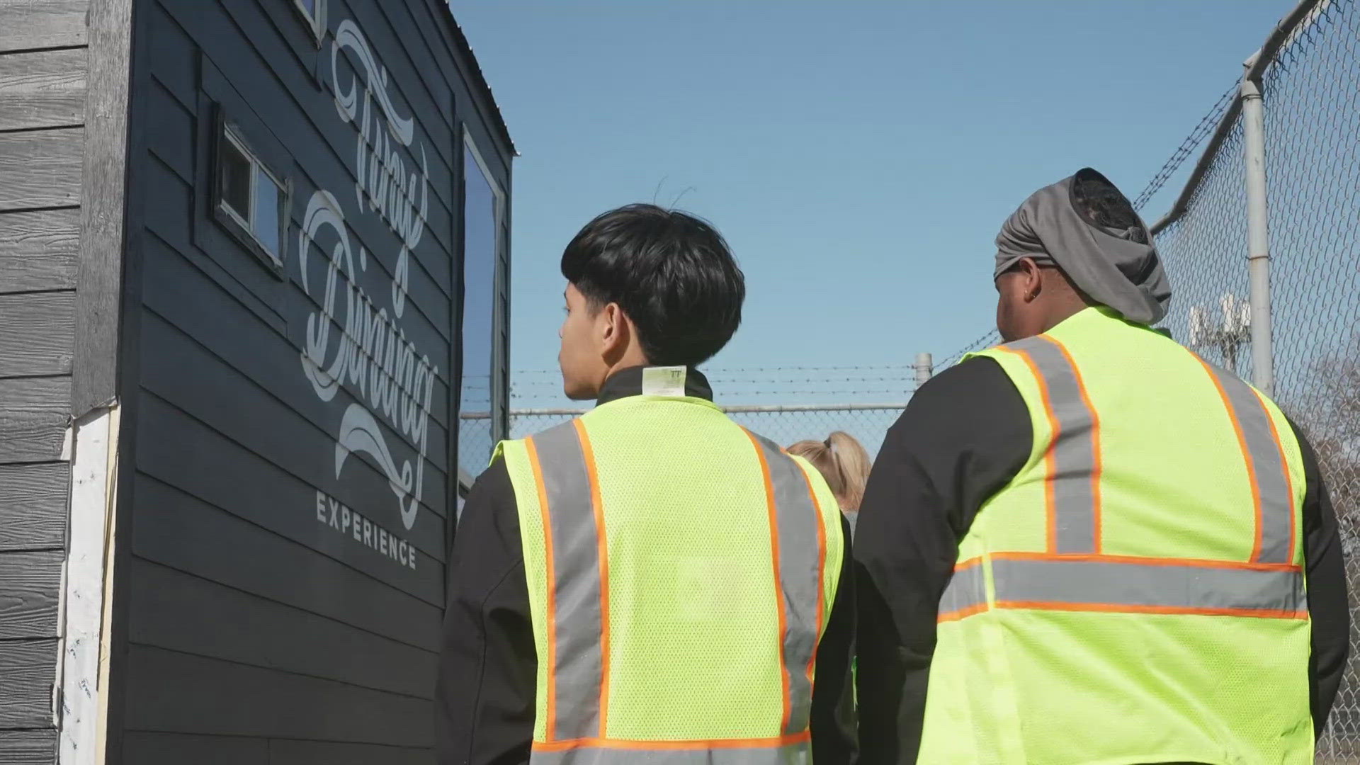 Dallas ISD students will be renovating a tiny home over the next six months for a homeless veteran.