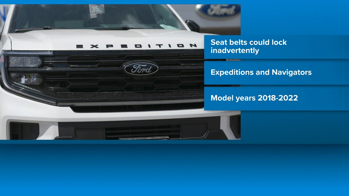 Ford recall on Expeditions and Lincoln Navigators
