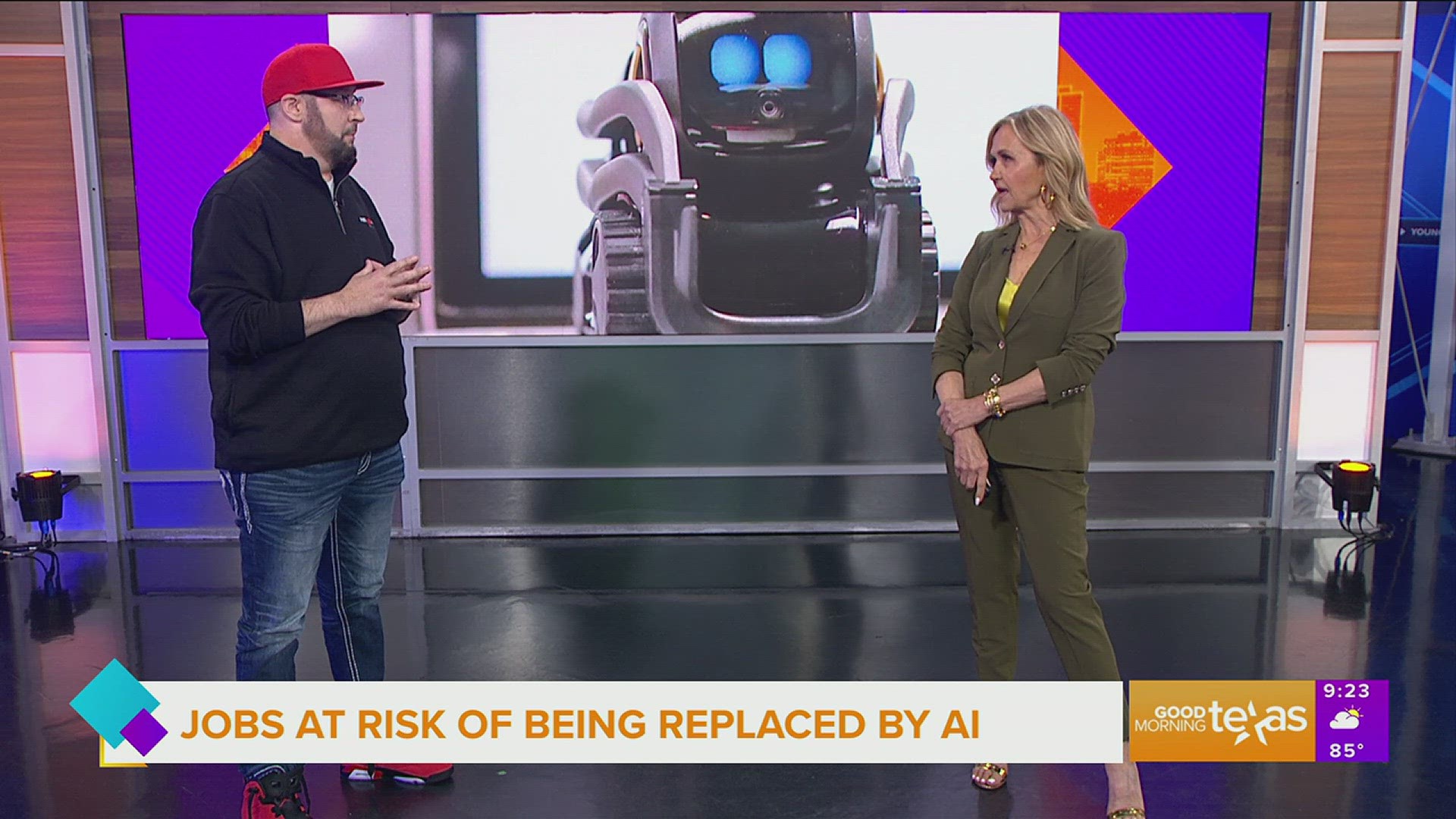 Larry Roberts with Red Hat Media talks to Jane about which jobs are at risk for being replaced with artificial intelligence.