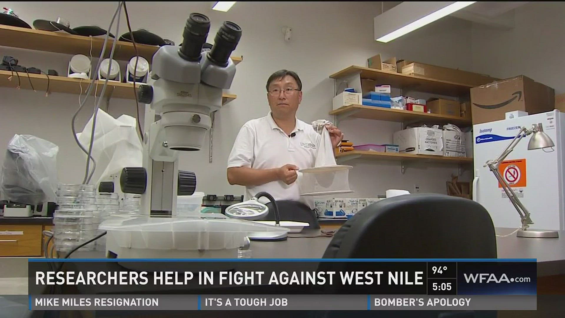 Researchers are helping in the fight against West Nile. Lauren Zakalik has the story.