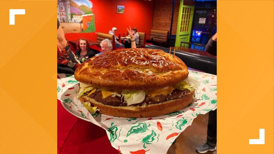 Texas Rangers Unveil A Giant-Sized Burger (And Other Huge Foods) That Will  Make Your Jaw Drop