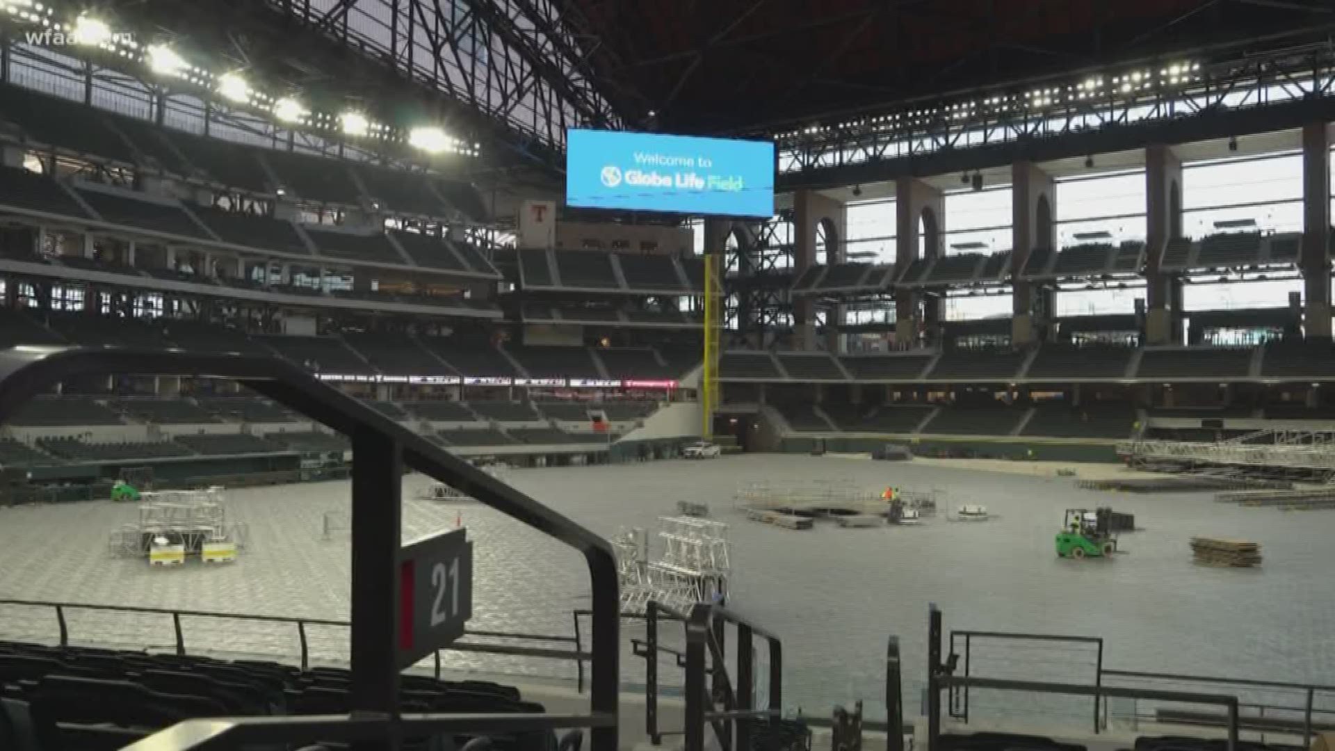 Globe Life Field opening day event still on track despite coronavirus