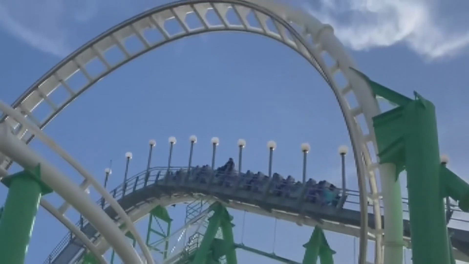 The Arizona man says while the coaster was going up the ramp, his lap bar unlocked!