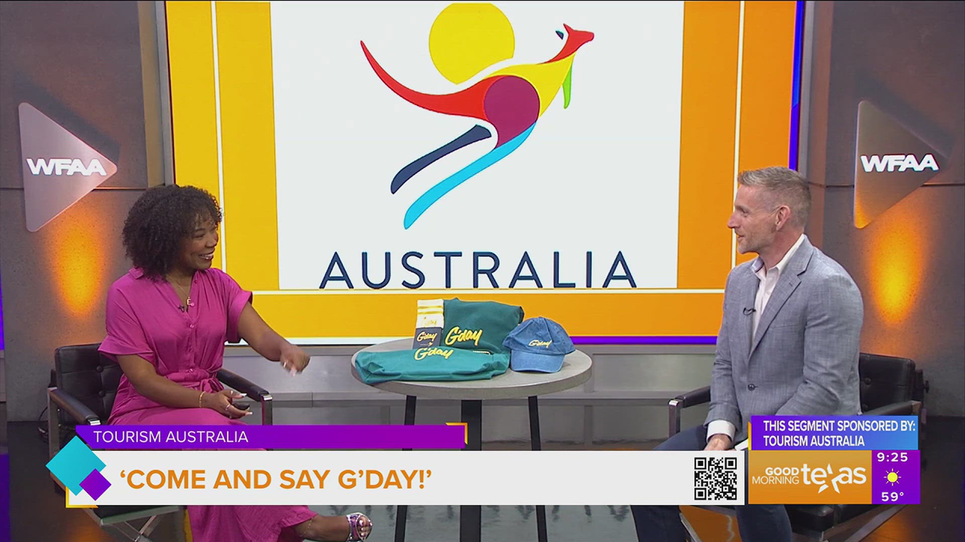 This segment is sponsored by: Tourism Australia