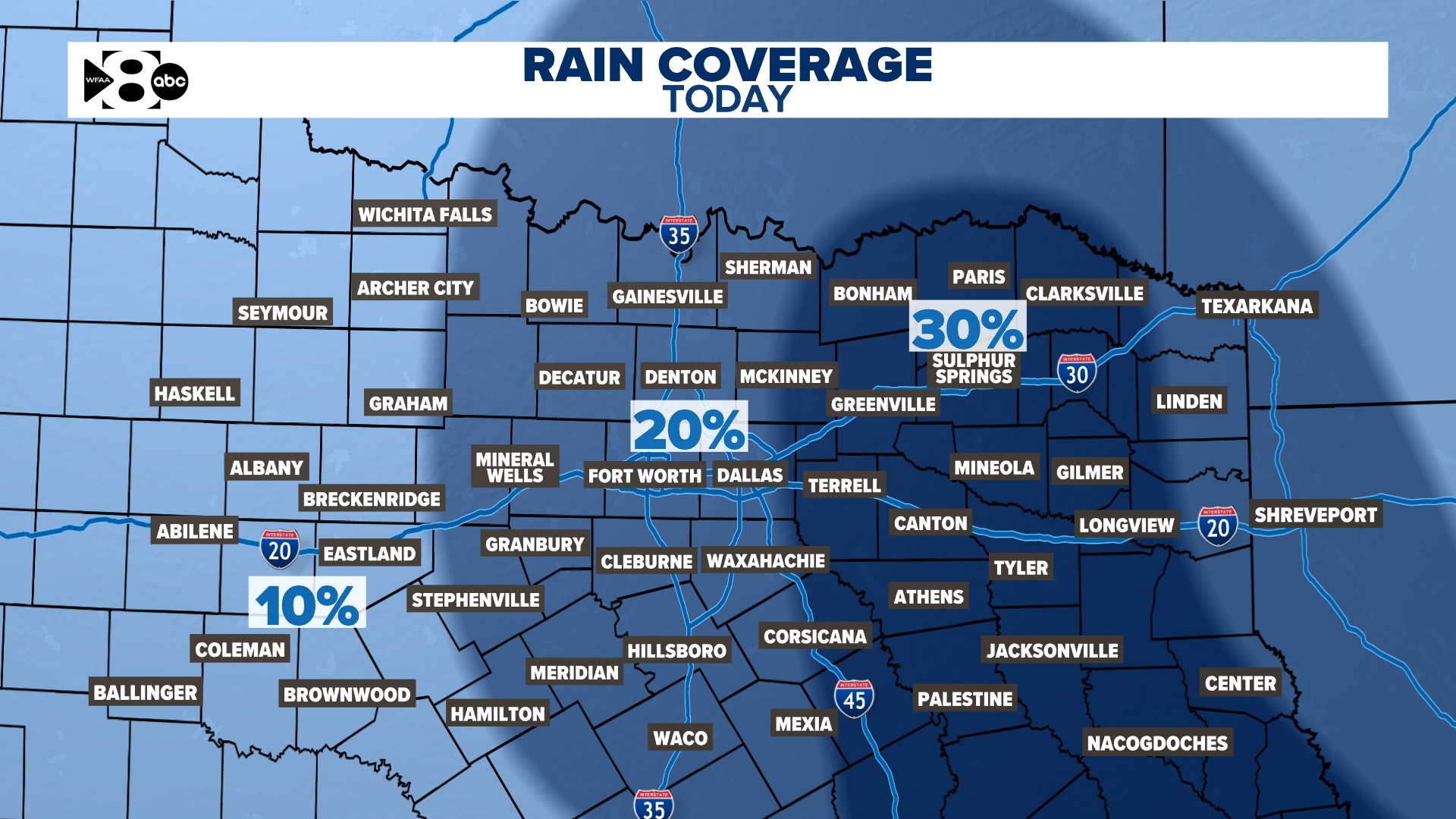 DFW Weather: Cool temps on Labor Day with low rain chances | wfaa.com