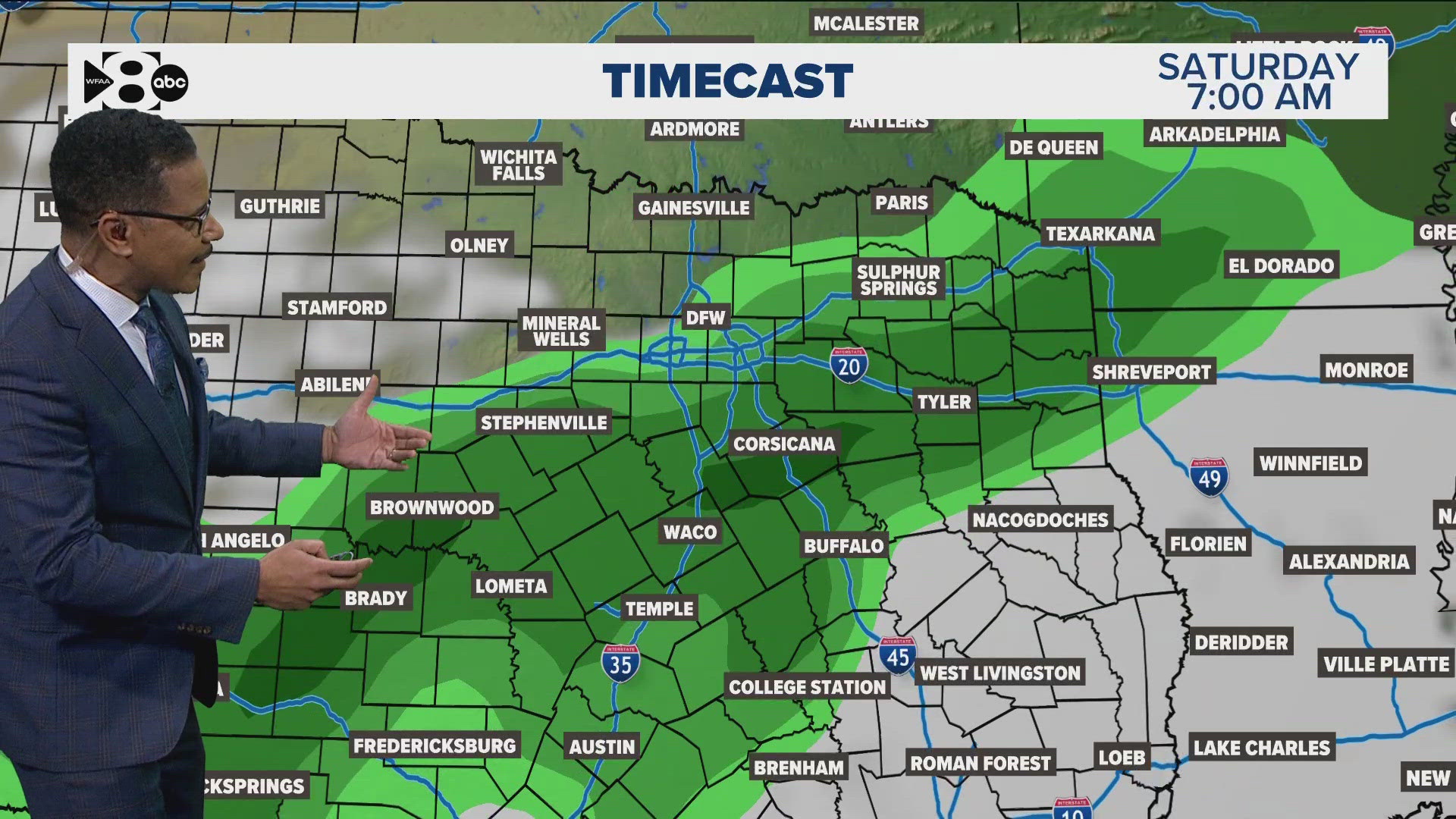 Rain chances return to the forecast next week.